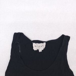 Hiatus Casual Sleeveless Pullover Blouse Shirt Womens Size Large L Black